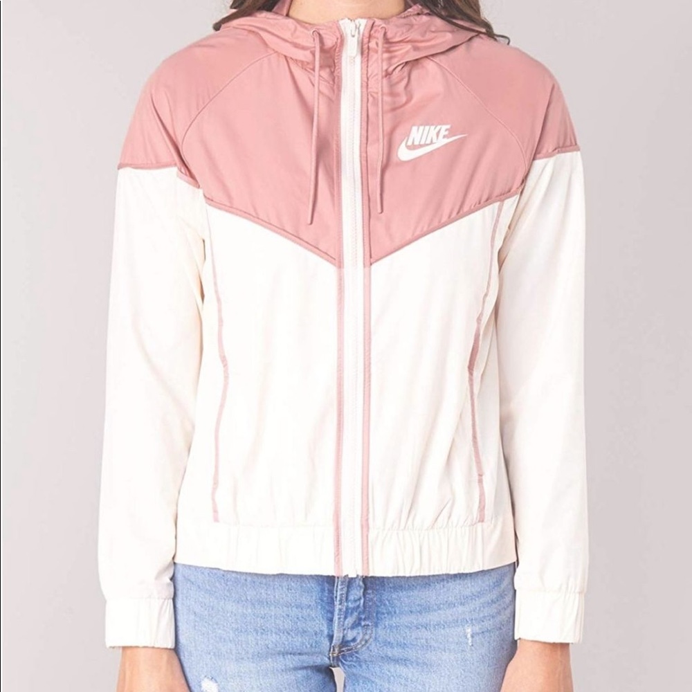 Pink Nike windbreaker